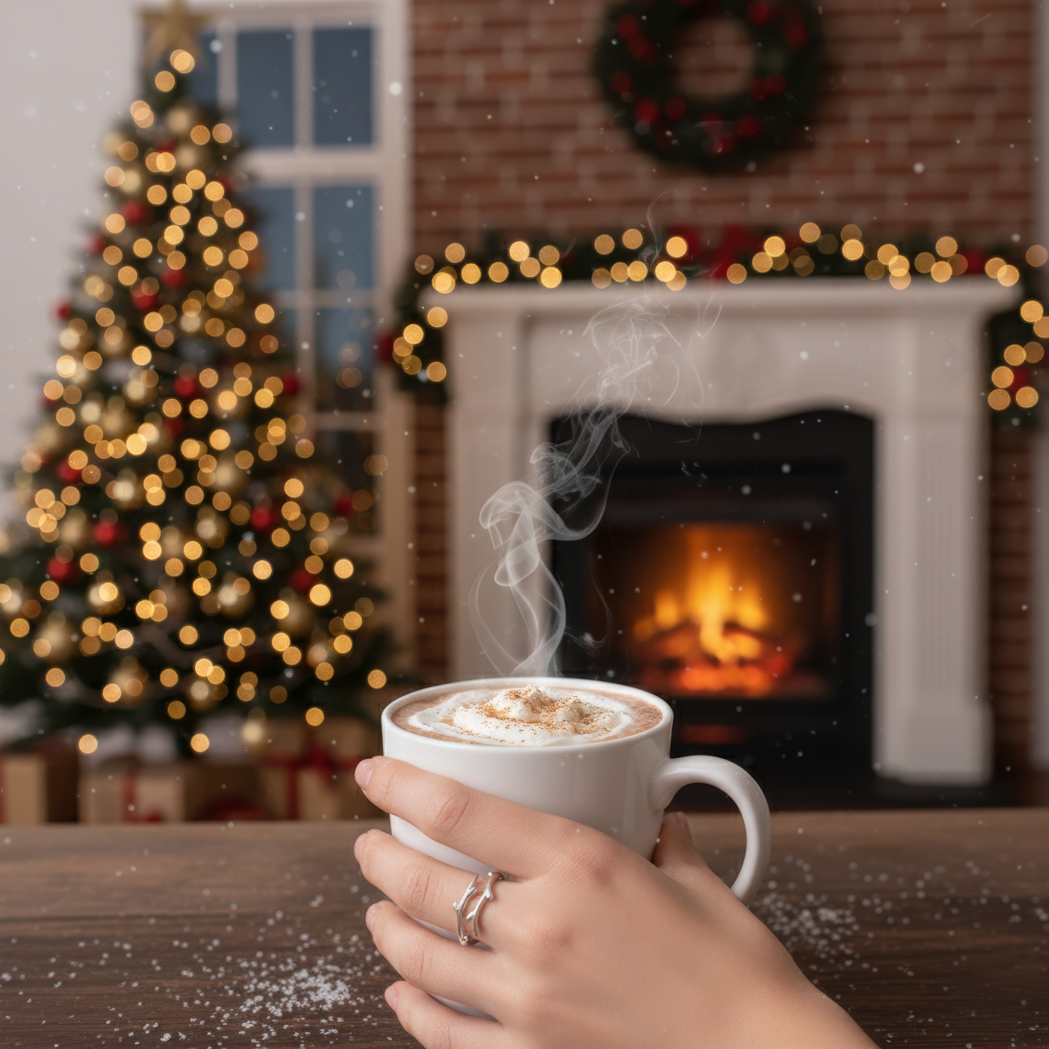 Antler Whisper Silver Ring – 925 Sterling Adjustable Deer Antler Ring