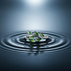 Emerald Leaf Silver Ring – Nature-Inspired Adjustable Design