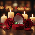 Emerald Leaf Silver Ring – Nature-Inspired Adjustable Design