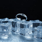 Aurora Silver Ring – Light Born from Silence