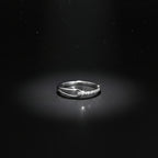 Aurora Silver Ring – Light Born from Silence