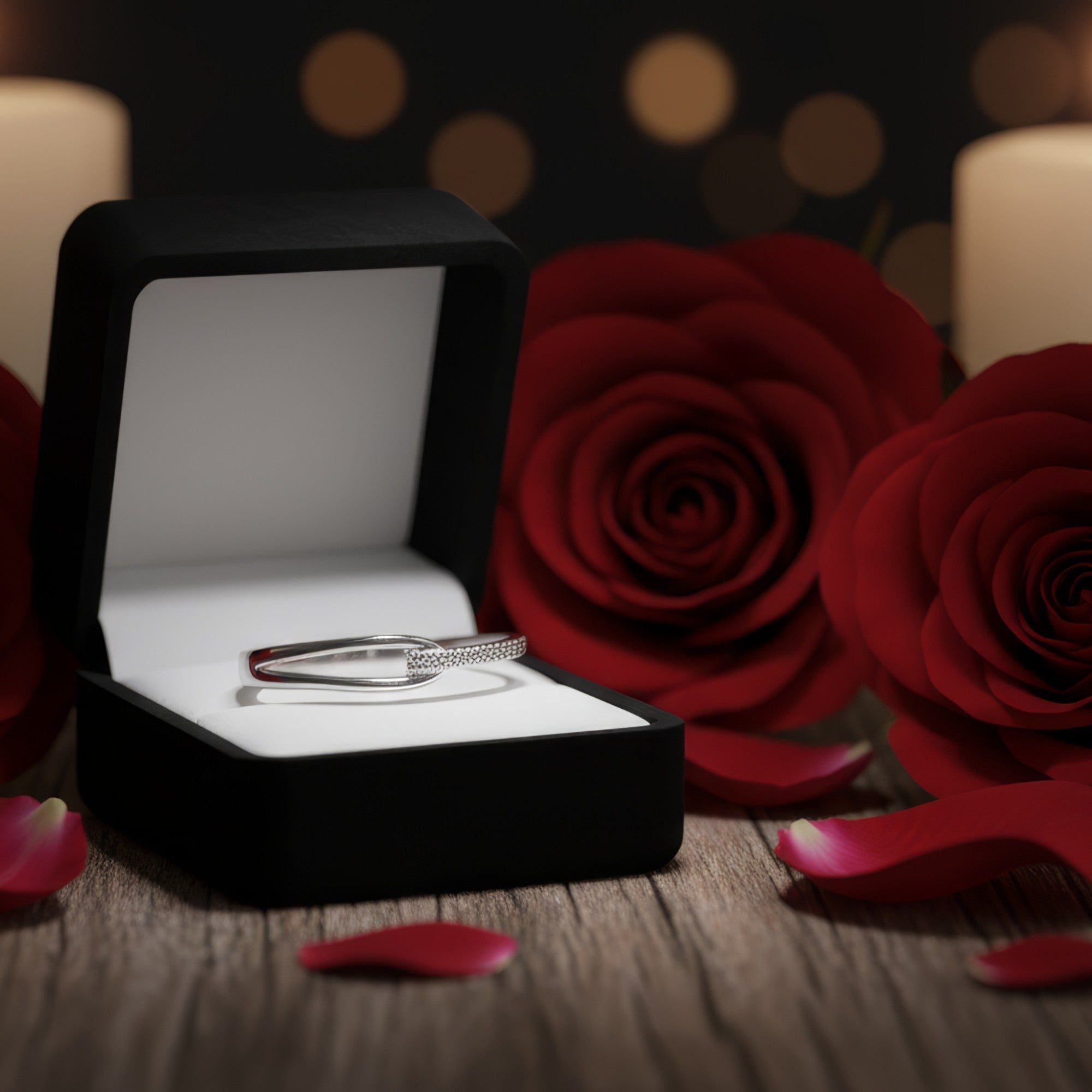 Aurora Silver Ring – Light Born from Silence