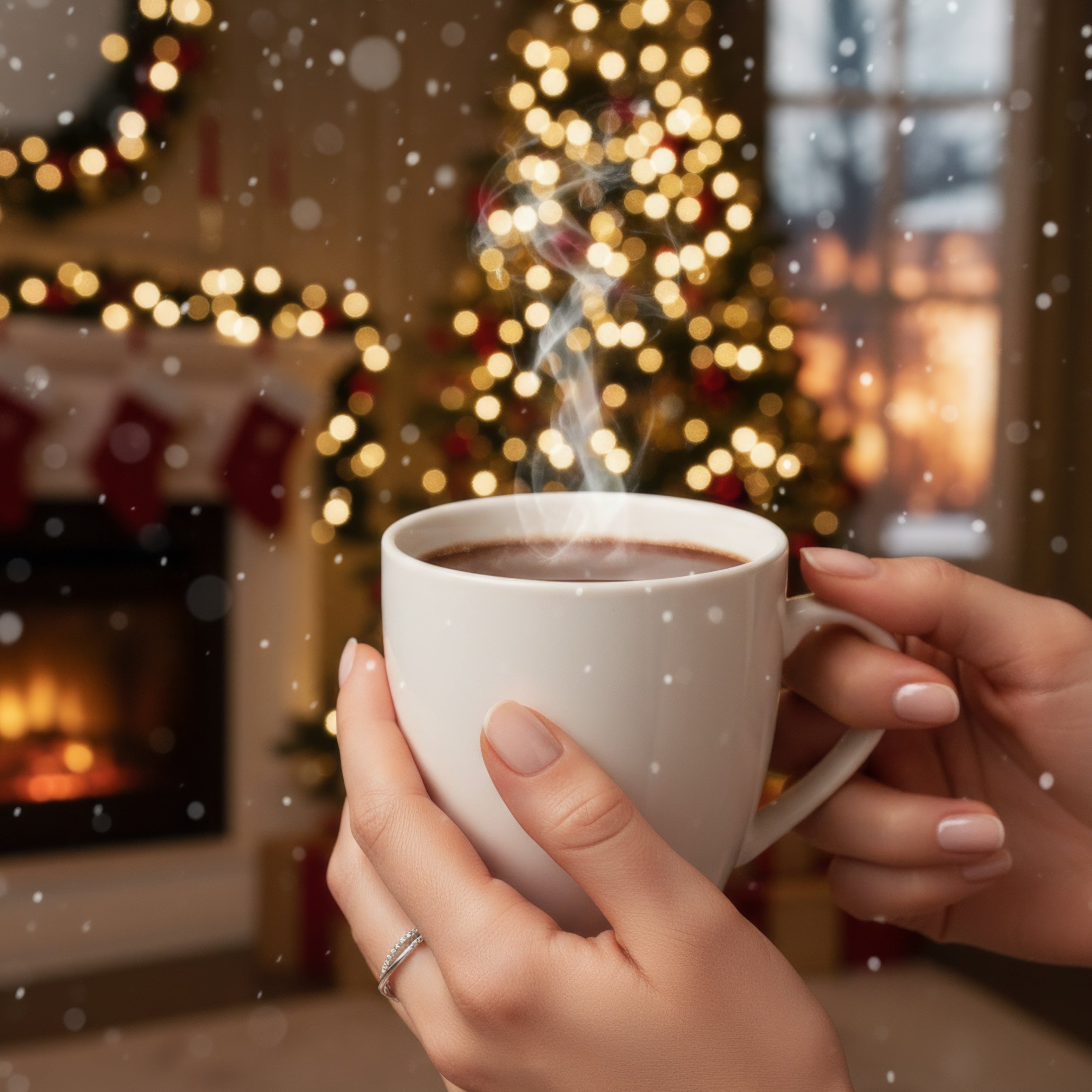 Twist of Light Silver Ring – Minimalist Elegance for Christmas Gift