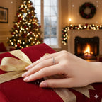 Twist of Light Silver Ring – Minimalist Elegance for Christmas Gift