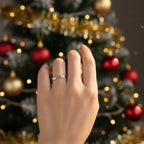 Moonlight Vow Silver Ring – The Gentle Promise