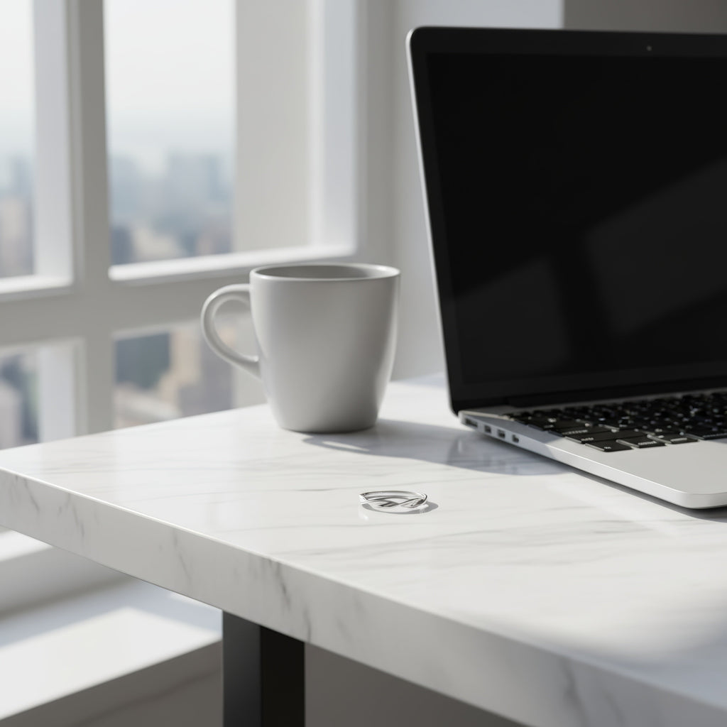 Moonlight Vow Silver Ring – The Gentle Promise