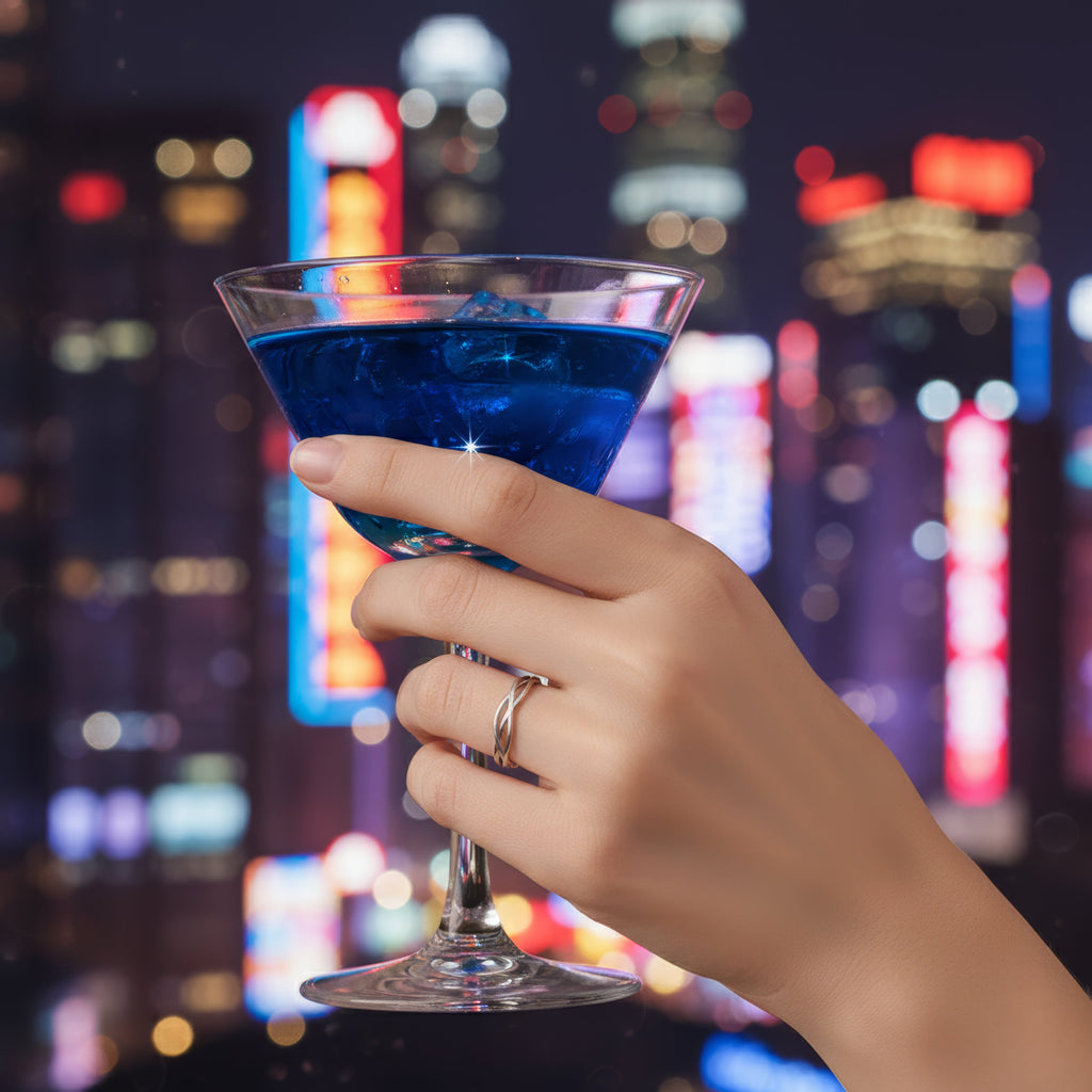 Braided Silver Self-Love Ring – For the One Who Shines Within