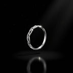 Braided Silver Self-Love Ring – For the One Who Shines Within
