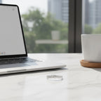 Starlight Knot Silver Ring – When Light Meets Eternity