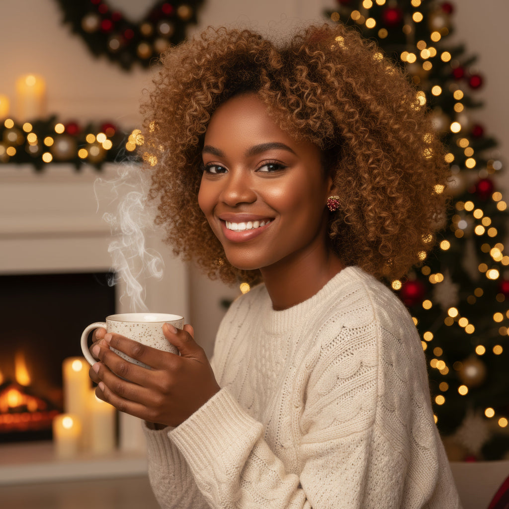 Strawberry Spark Earrings – Sweet Holiday Glow