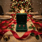 Strawberry Spark Earrings – Sweet Holiday Glow