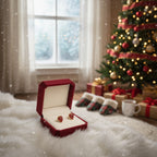 Strawberry Spark Earrings – Sweet Holiday Glow