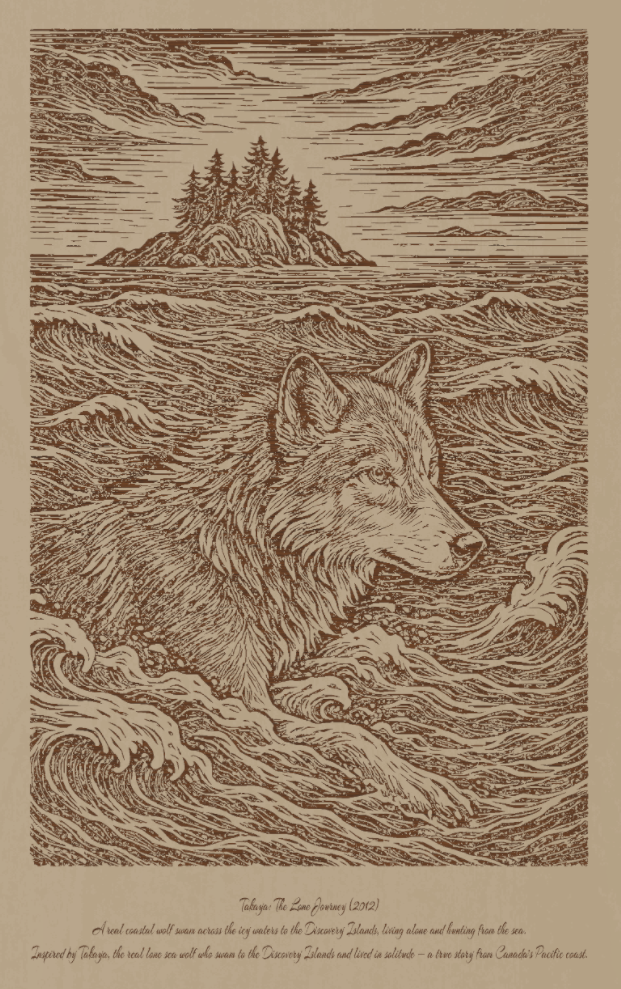 Takaya – The Lone Journey (2012) – Laser Engraved Wooden Wall Art