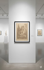 Takaya – Island Guardian (2013) – Laser Engraved Wooden Wall Art