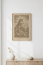 Takaya – The Watcher of the Island (2015) – Laser Engraved Wooden Wall Art