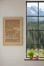 Takaya – Winter Storm (2016) – Laser Engraved Wooden Wall Art