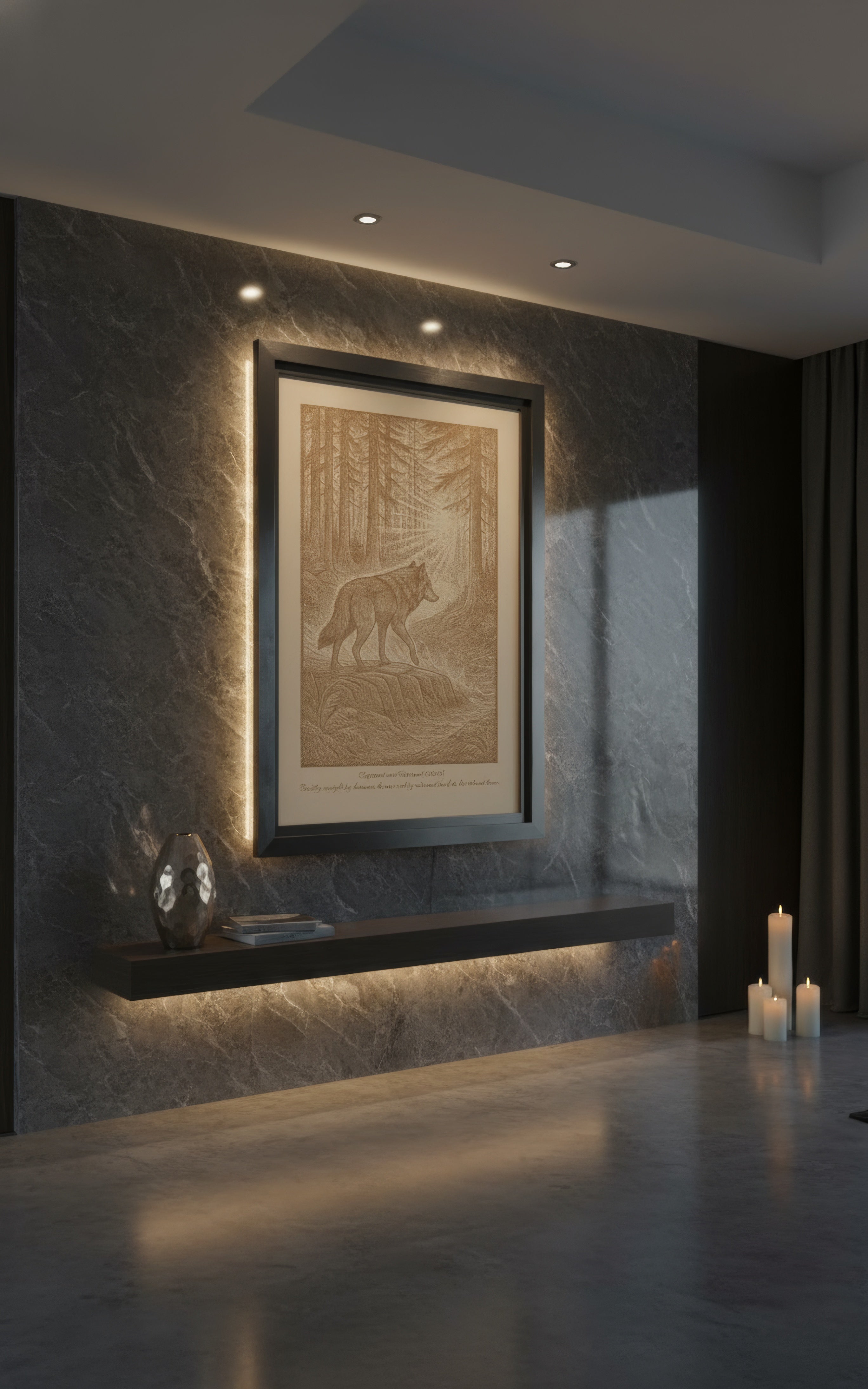 Takaya – Captured and Returned (2019) – Laser Engraved Wooden Wall Art