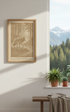 Takaya – Captured and Returned (2019) – Laser Engraved Wooden Wall Art