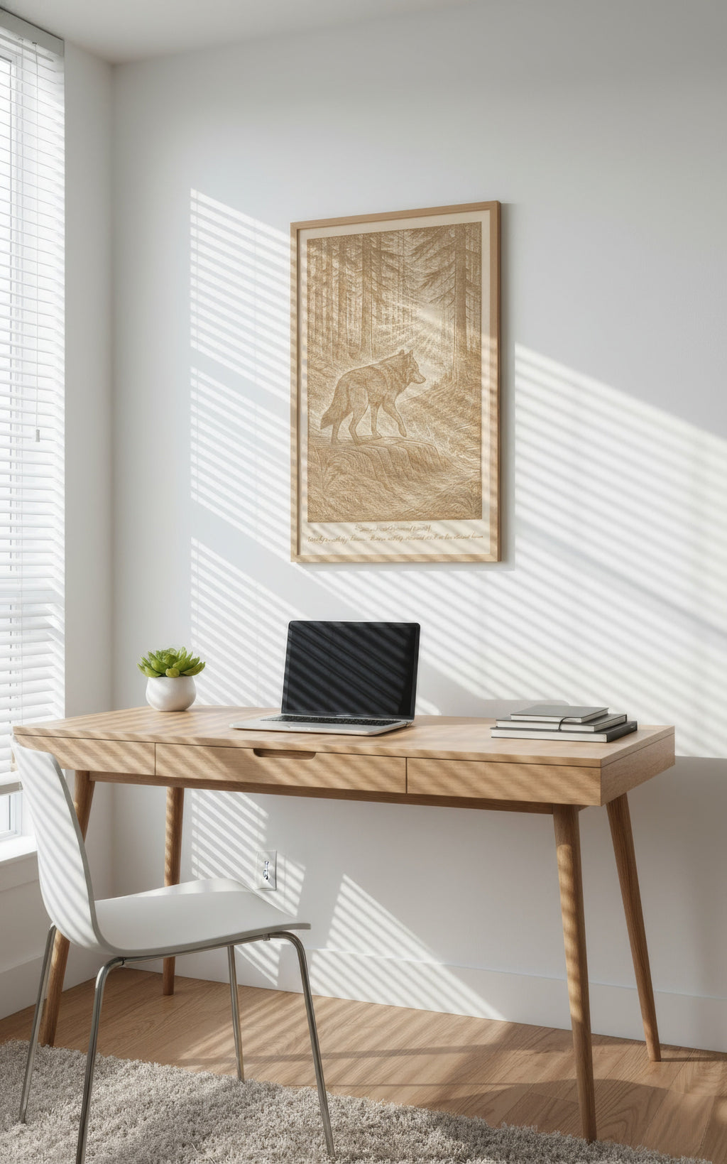 Takaya – Captured and Returned (2019) – Laser Engraved Wooden Wall Art