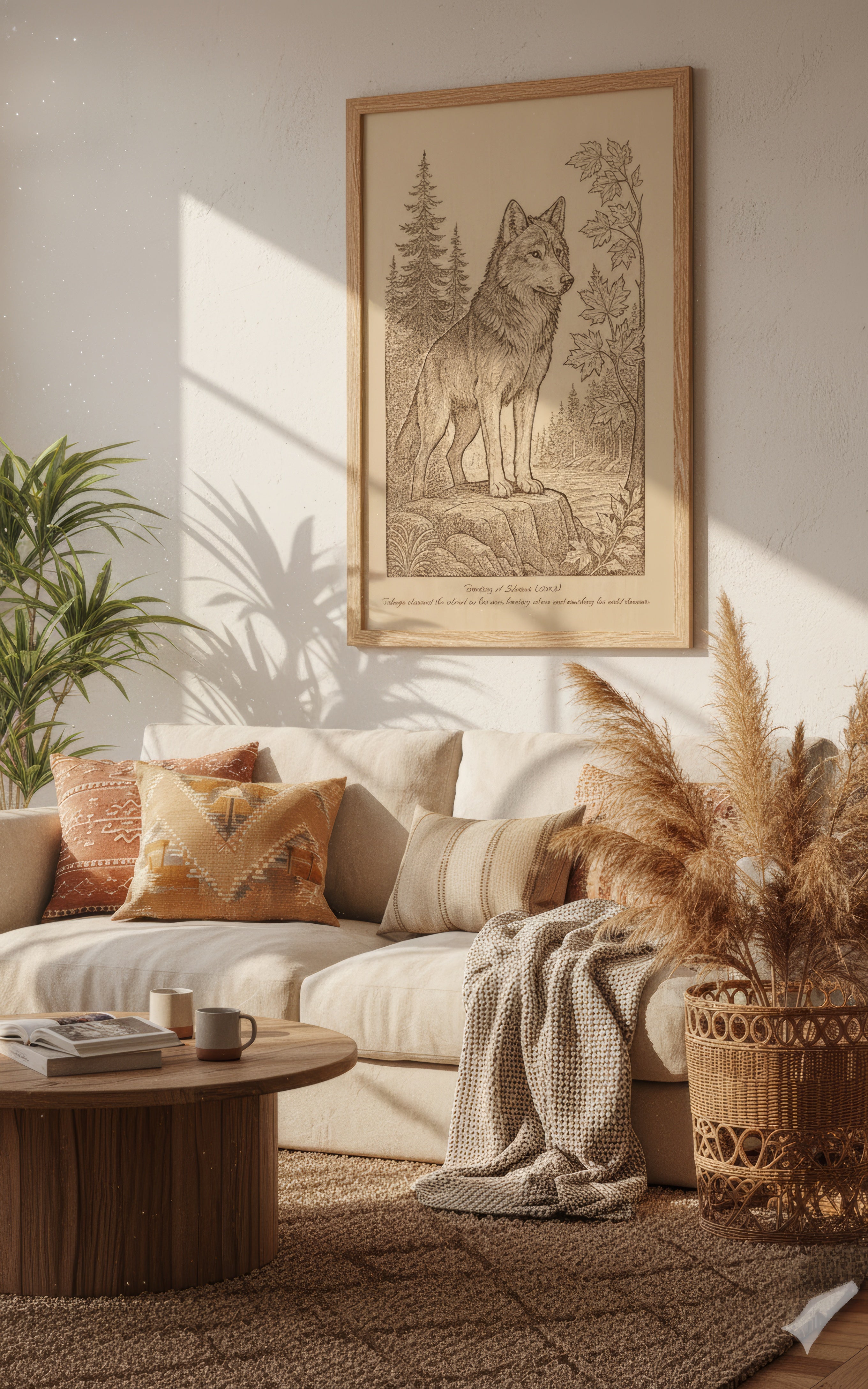 Takaya – Island Guardian (2013) – Laser Engraved Wooden Wall Art