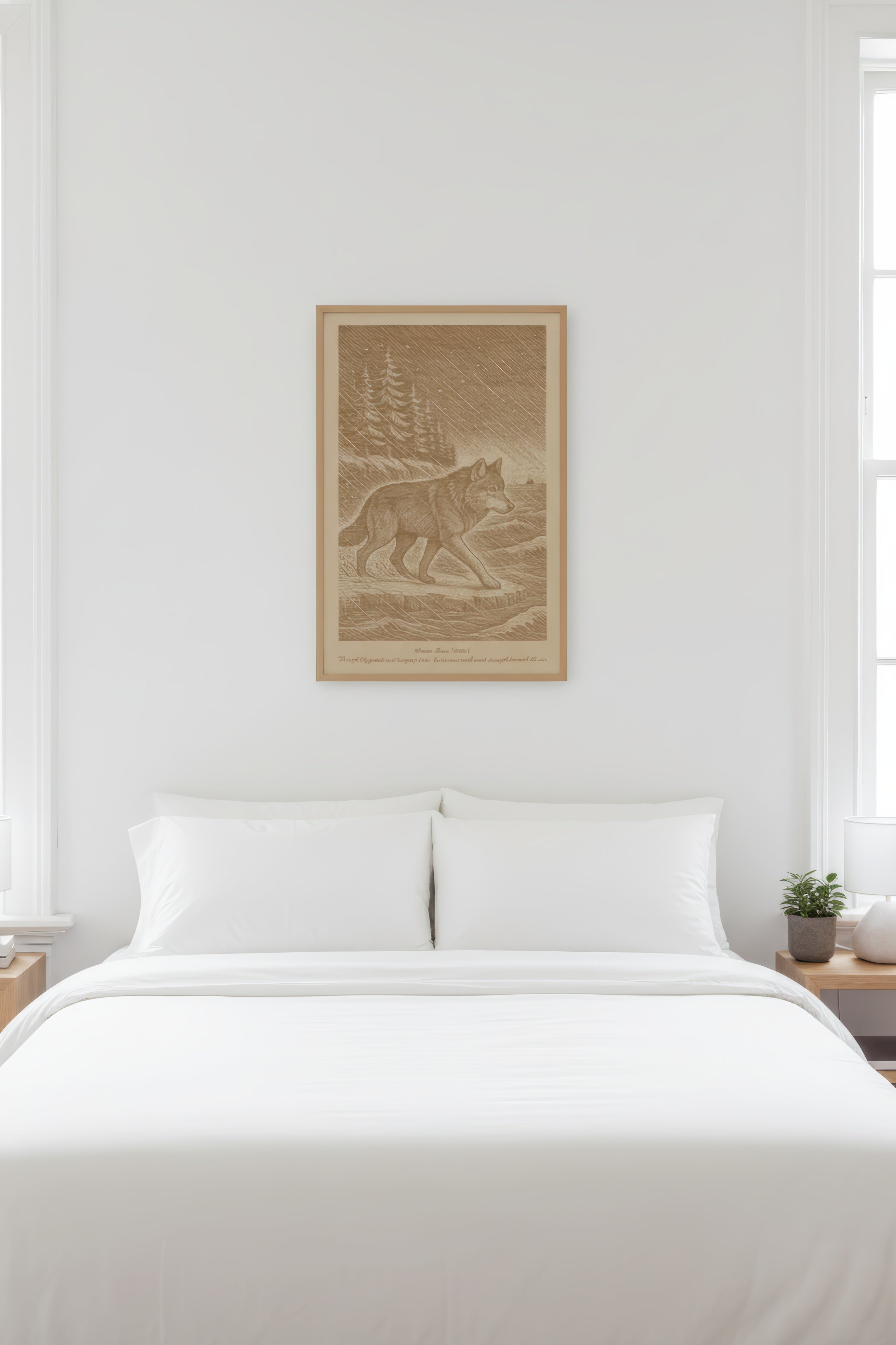 Takaya – Winter Storm (2016) – Laser Engraved Wooden Wall Art