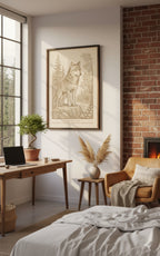 Takaya – Island Guardian (2013) – Laser Engraved Wooden Wall Art