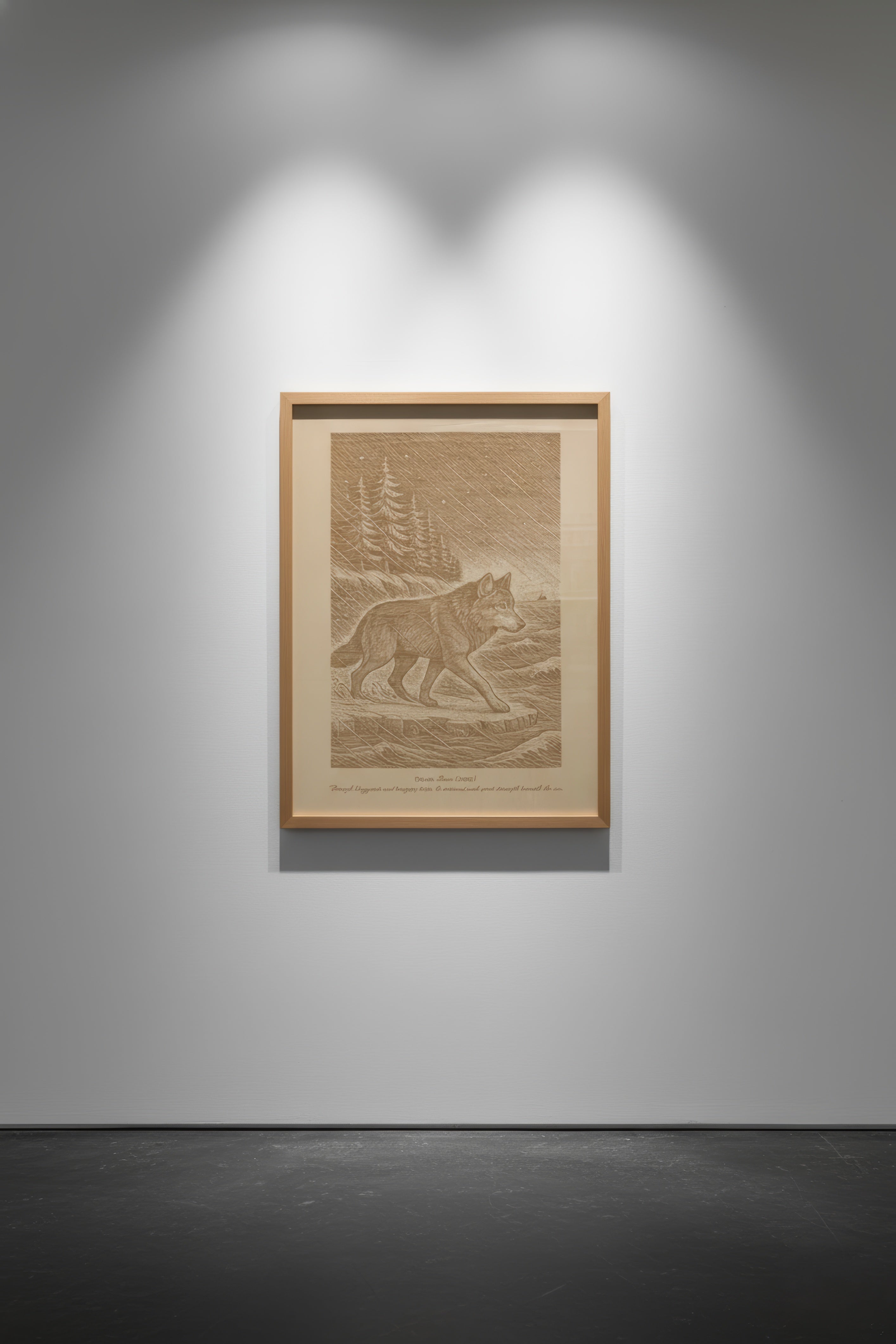 Takaya – Winter Storm (2016) – Laser Engraved Wooden Wall Art