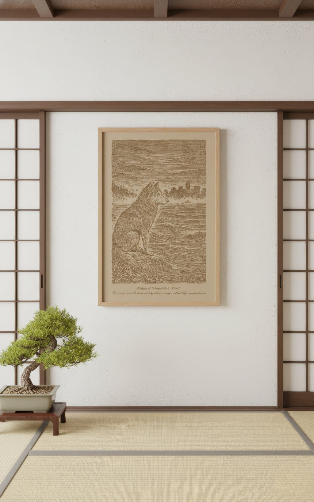 Takaya – Echoes of Silence II (2018–2019) – Laser Engraved Wooden Wall Art