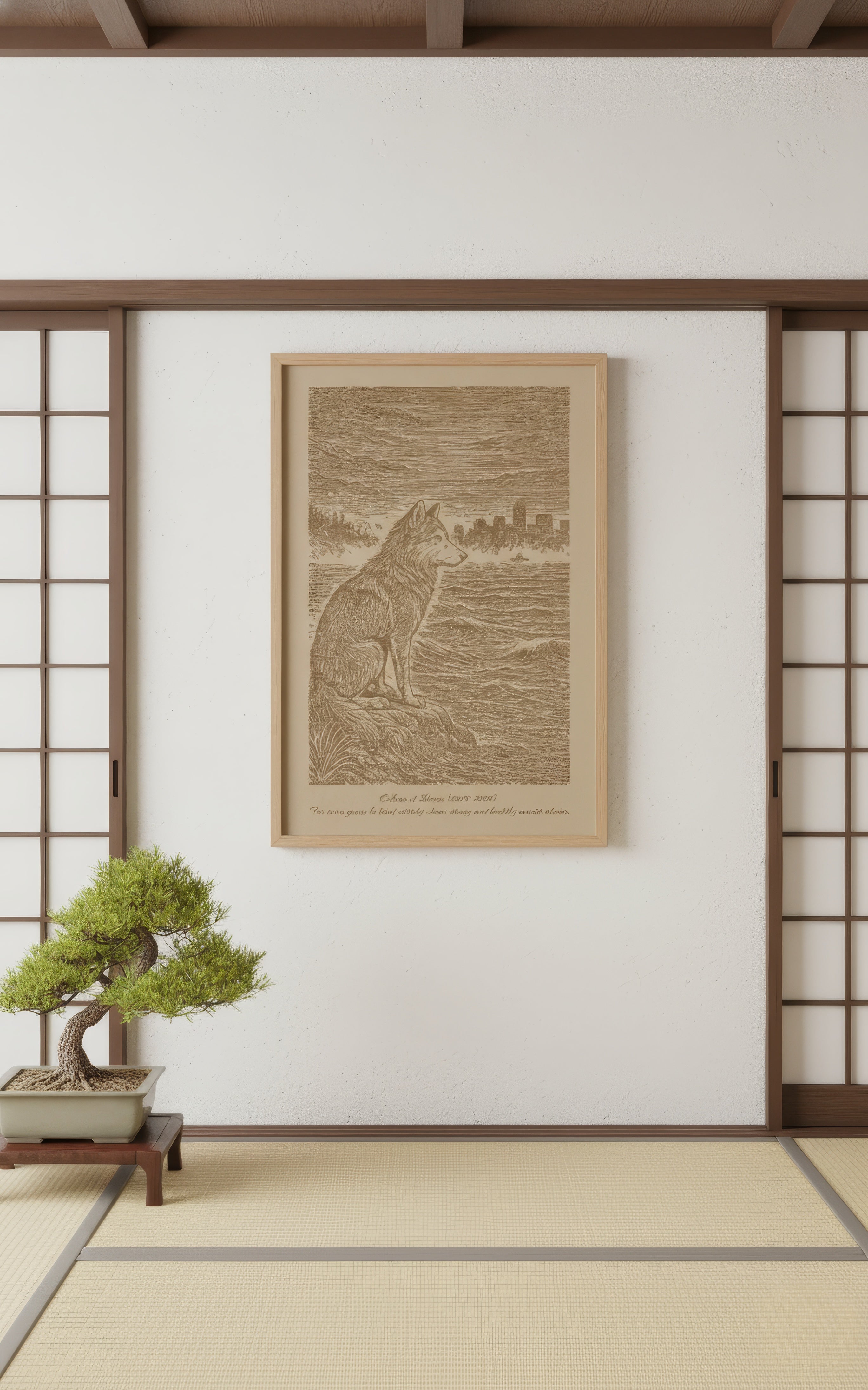 Takaya – Echoes of Silence II (2018–2019) – Laser Engraved Wooden Wall Art