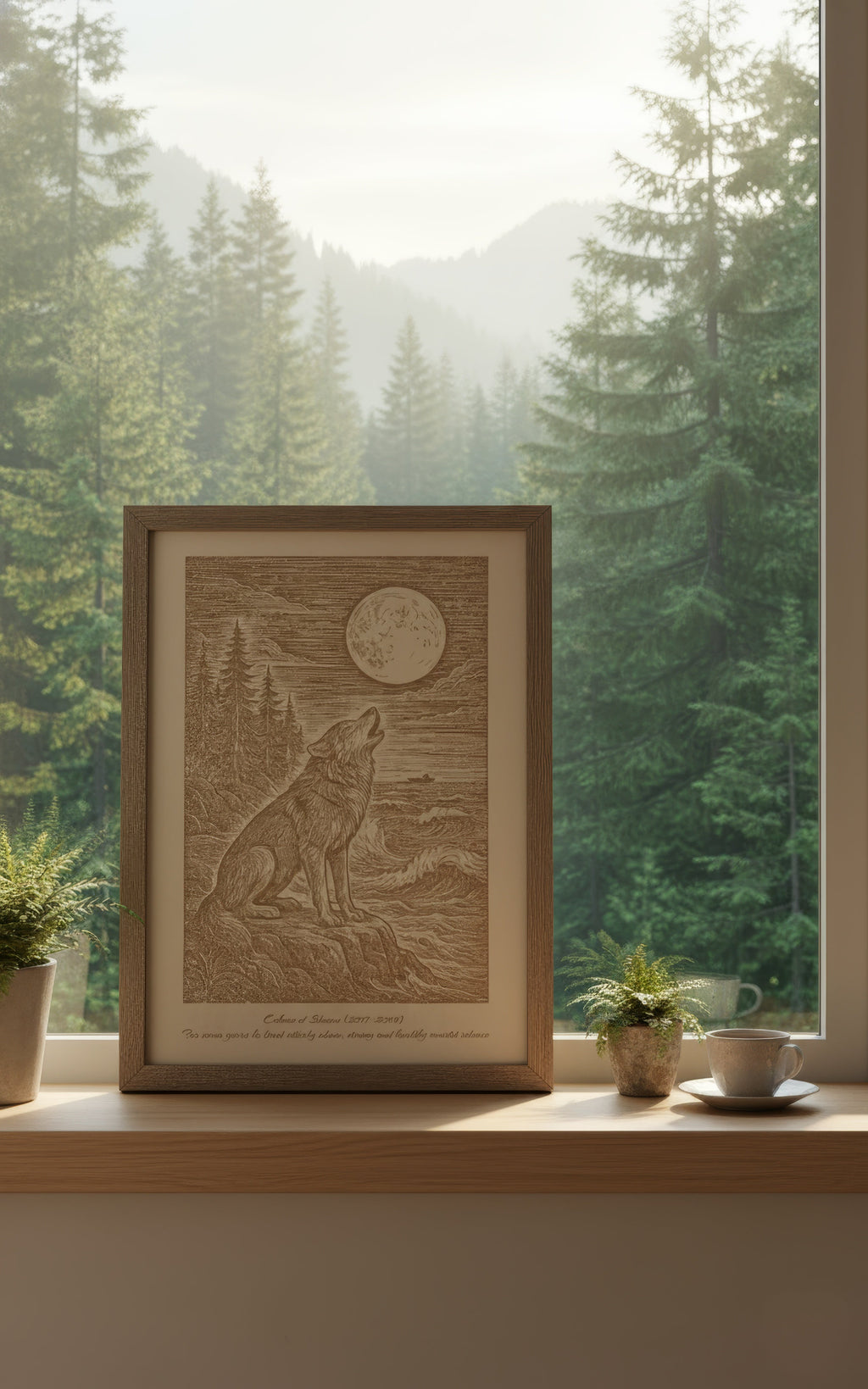 Takaya – Echoes of Silence (2017–2018) – Laser Engraved Wooden Wall Art
