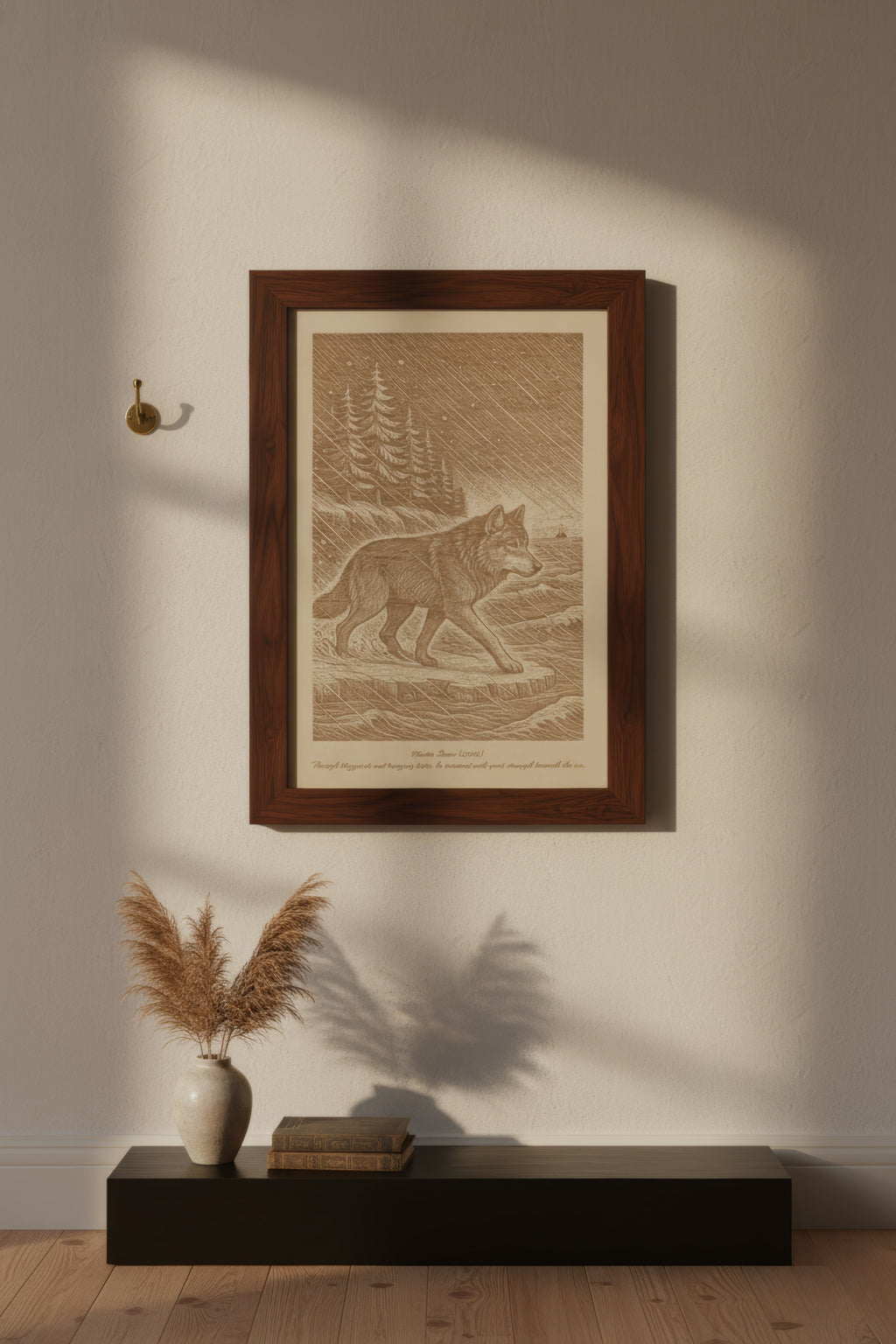 Takaya – Winter Storm (2016) – Laser Engraved Wooden Wall Art