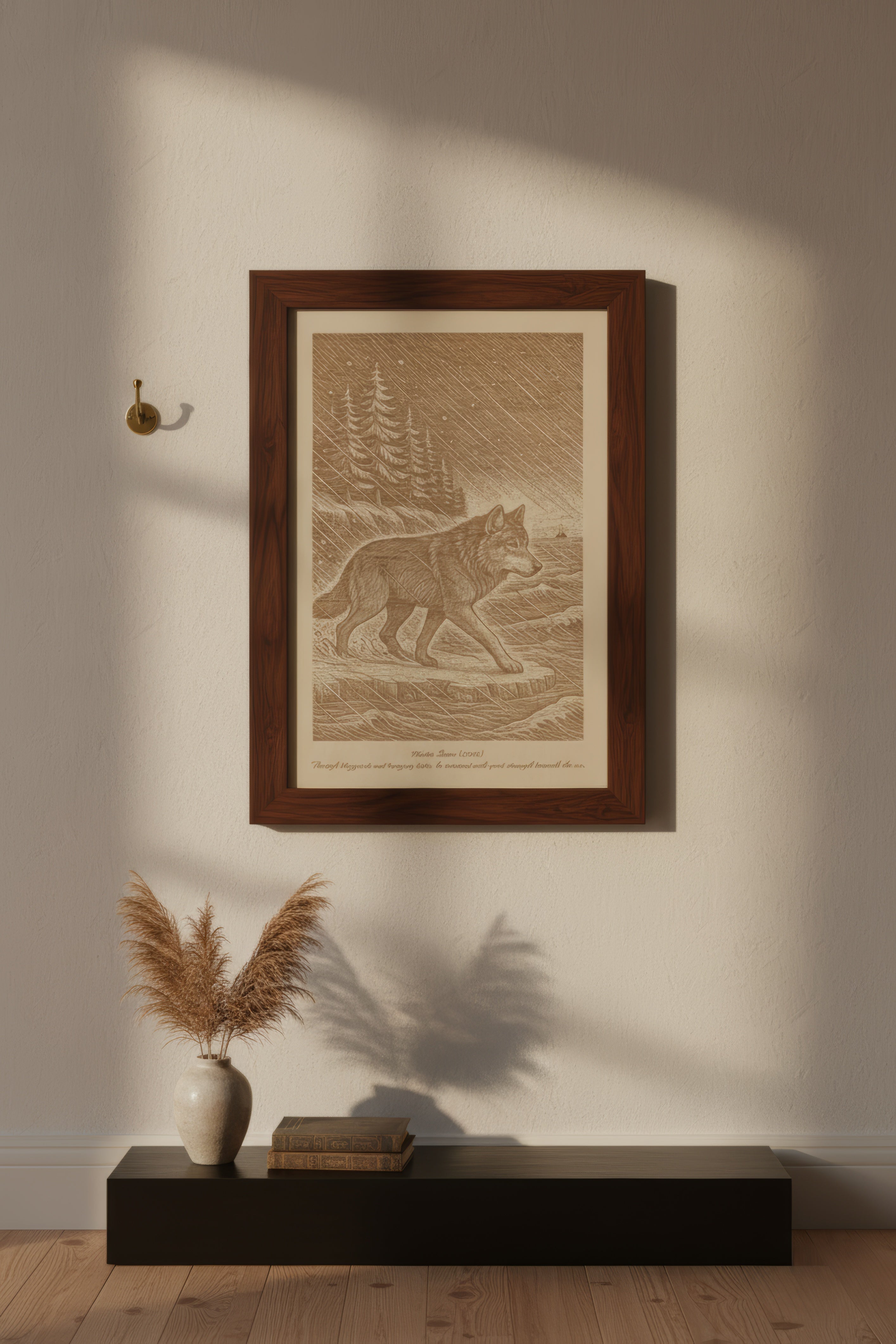 Takaya – Winter Storm (2016) – Laser Engraved Wooden Wall Art