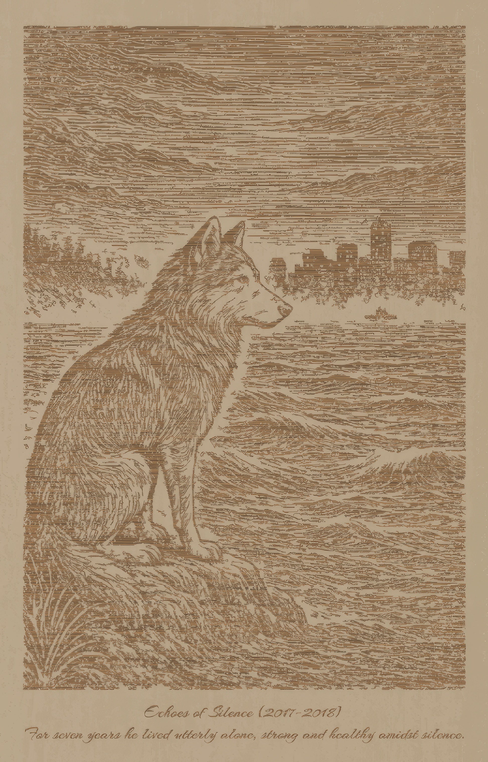 Takaya – Echoes of Silence II (2018–2019) – Laser Engraved Wooden Wall Art