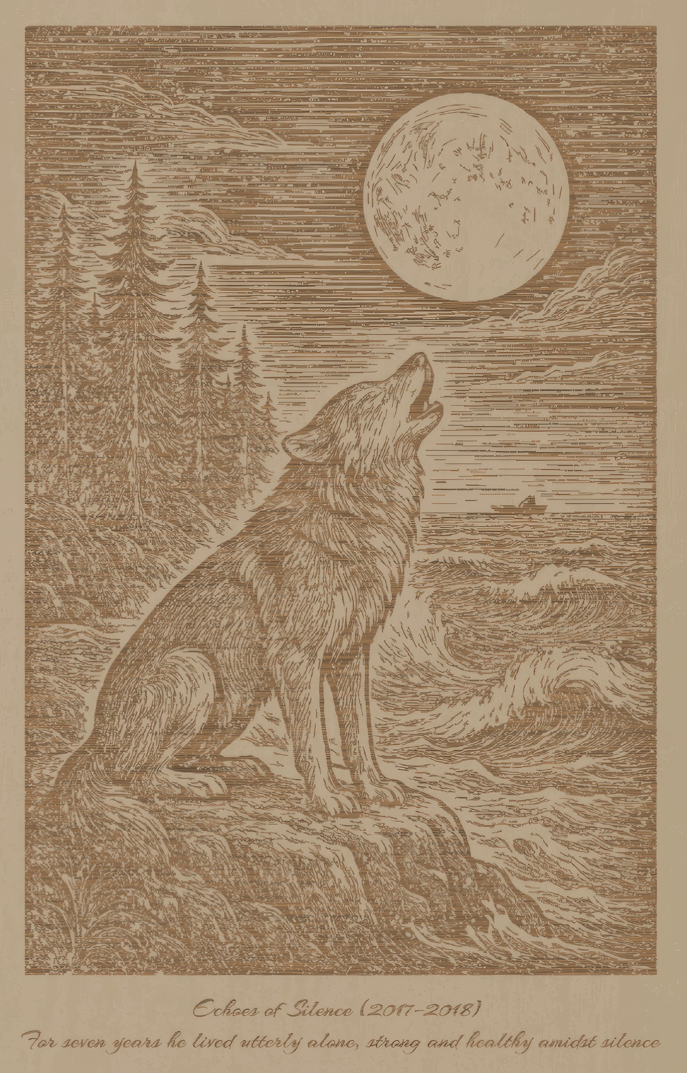 Takaya – Echoes of Silence (2017–2018) – Laser Engraved Wooden Wall Art