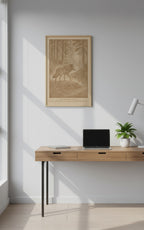 Takaya – Captured and Returned (2019) – Laser Engraved Wooden Wall Art