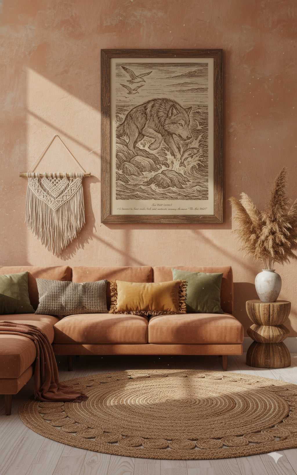 Sea Wolf (2014) – Laser Engraved Wooden Wall Art