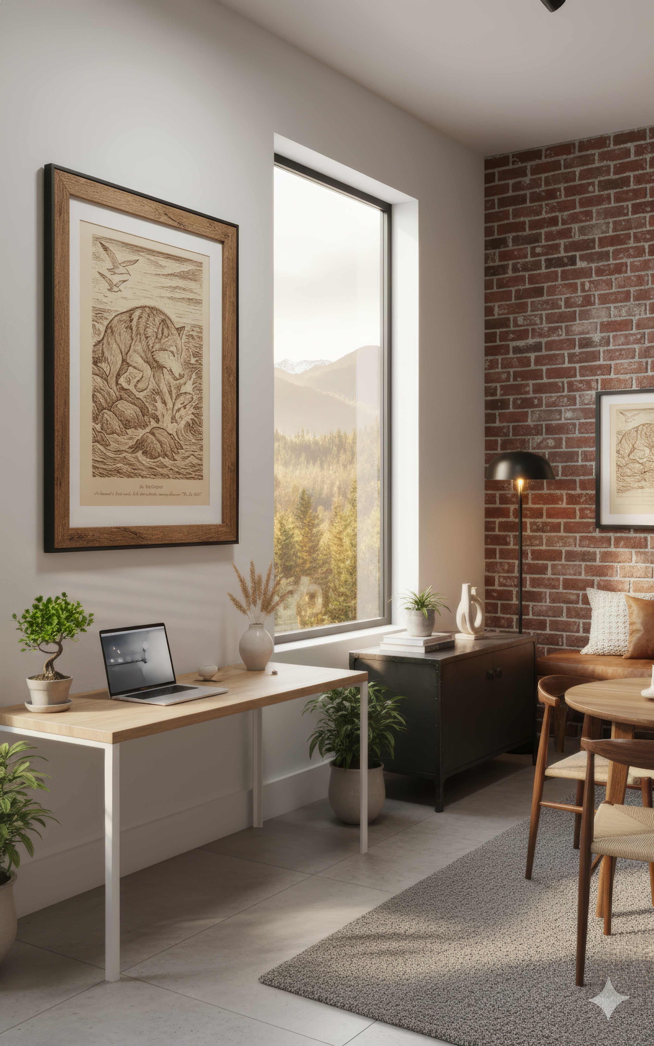 Sea Wolf (2014) – Laser Engraved Wooden Wall Art