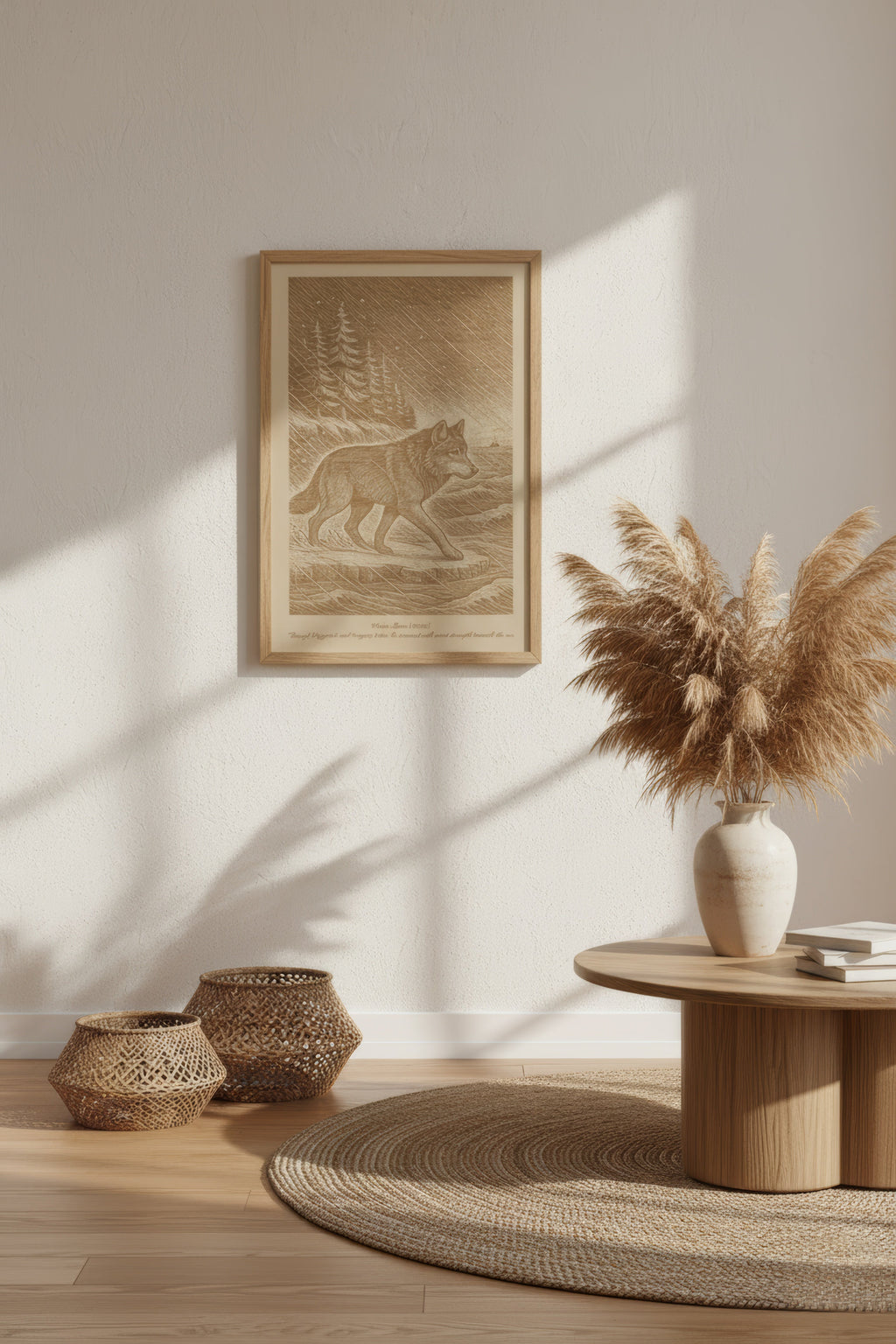 Takaya – Winter Storm (2016) – Laser Engraved Wooden Wall Art