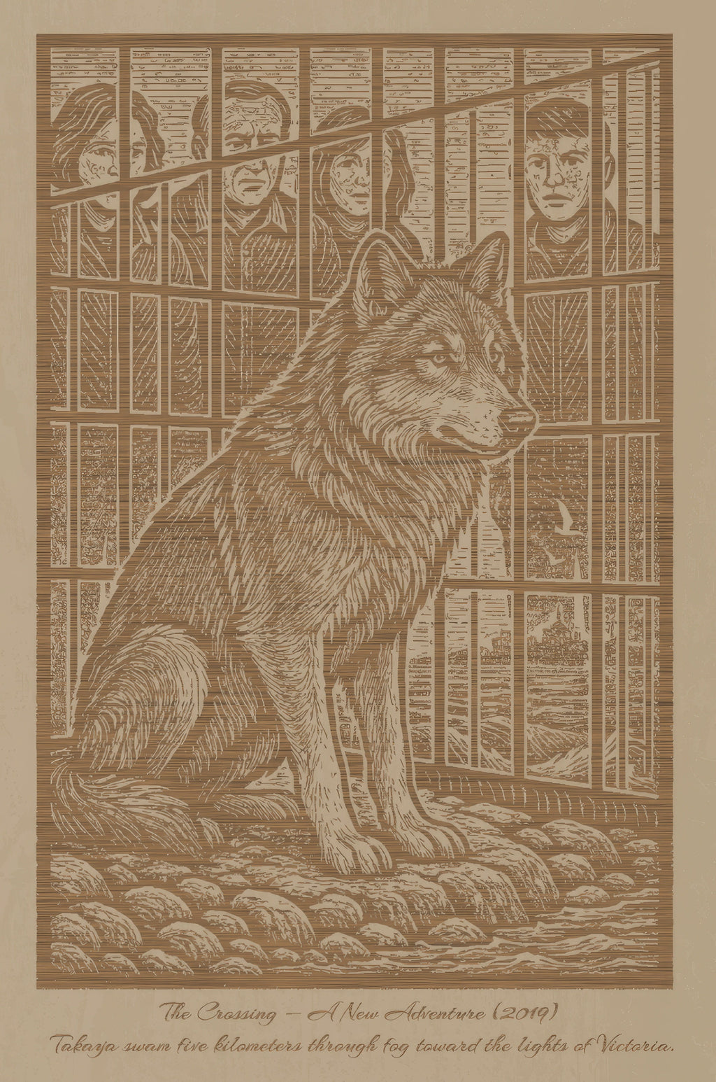 Takaya – The Crossing: A New Adventure (2019) – Laser Engraved Wooden Wall Art