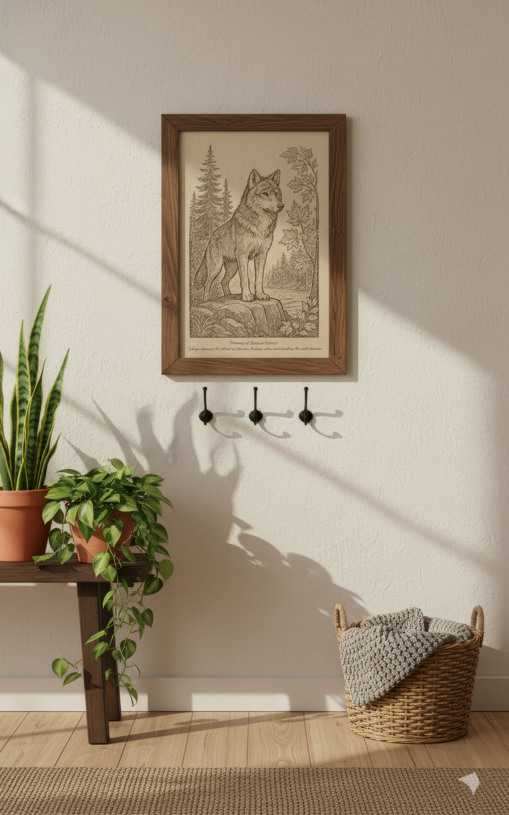 Takaya – Island Guardian (2013) – Laser Engraved Wooden Wall Art