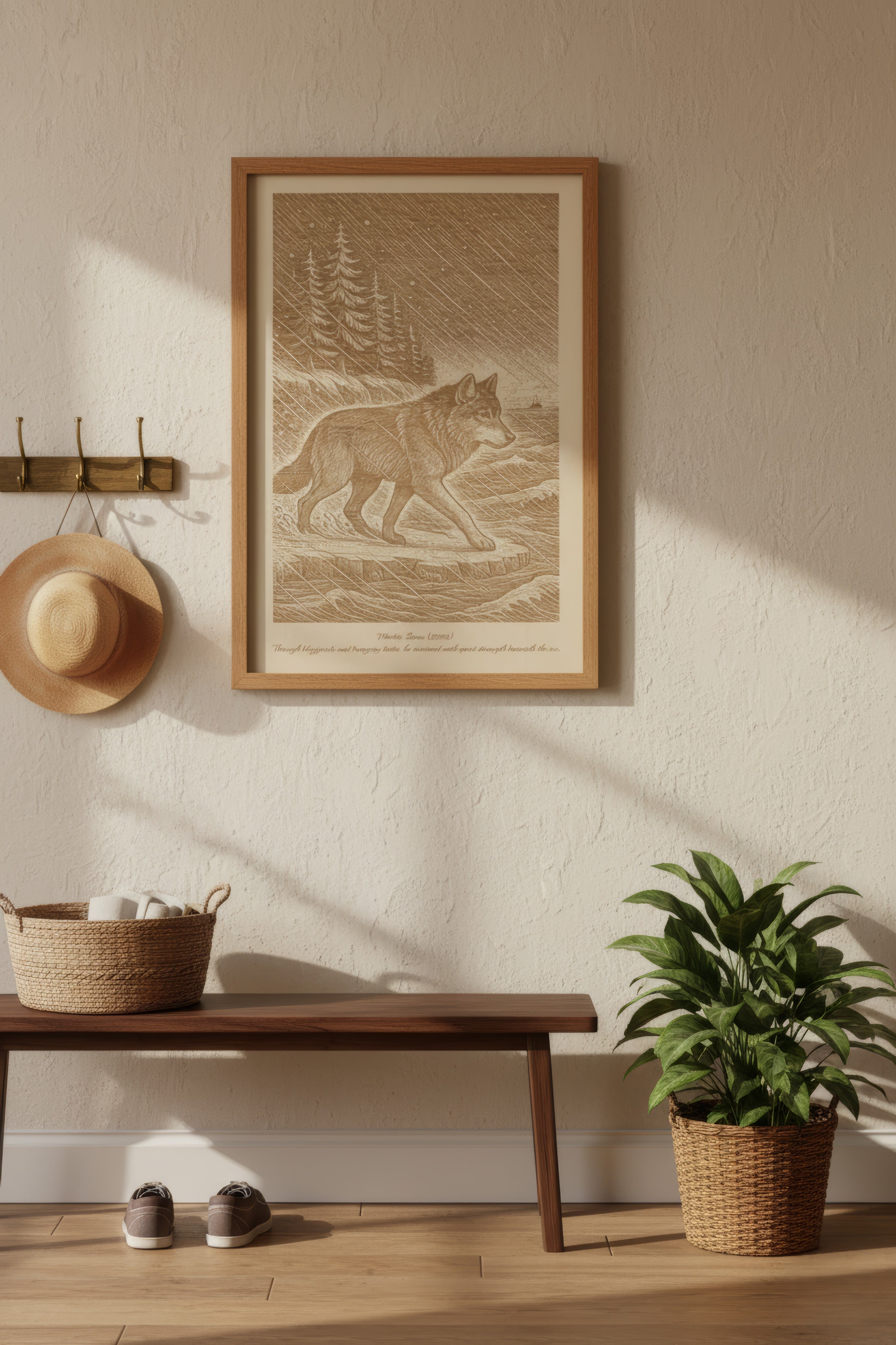 Takaya – Winter Storm (2016) – Laser Engraved Wooden Wall Art