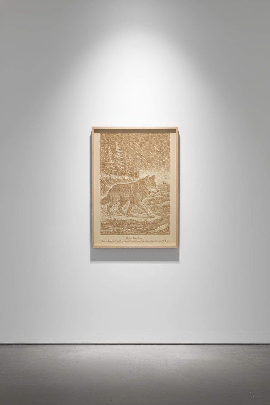 Takaya – Winter Storm (2016) – Laser Engraved Wooden Wall Art