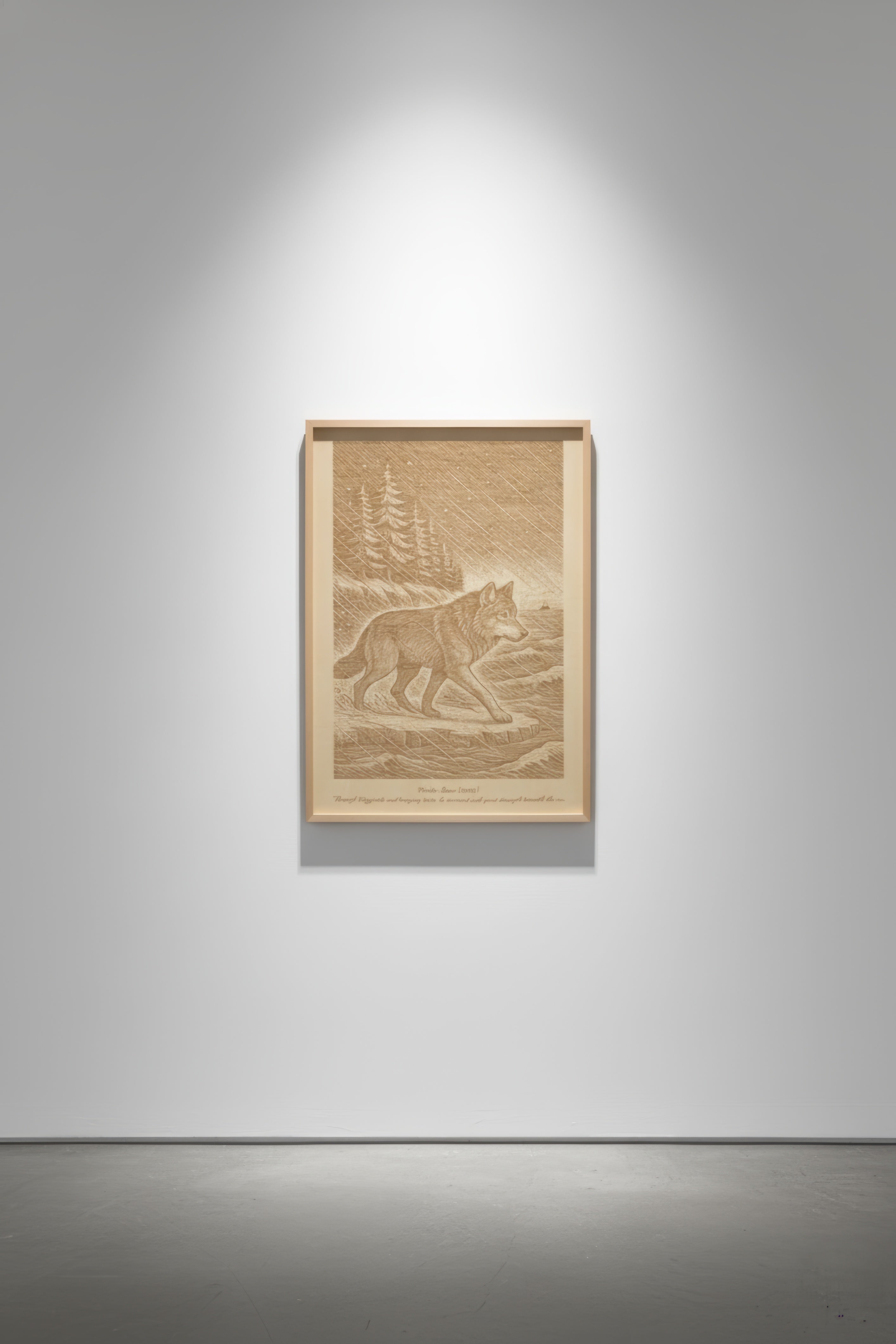 Takaya – Winter Storm (2016) – Laser Engraved Wooden Wall Art