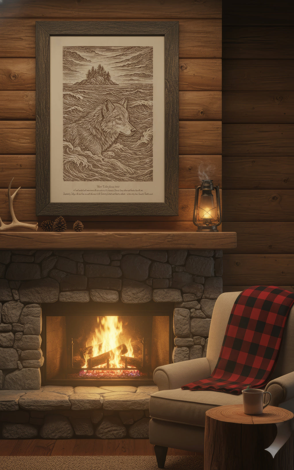 Takaya – The Lone Journey (2012) – Laser Engraved Wooden Wall Art